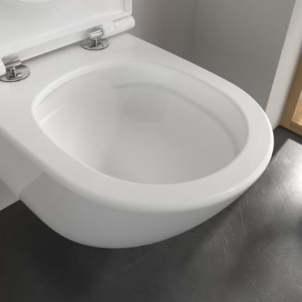 Villeroy & Boch 4670T9R1 - SUBWAY 3.0 falra szerelhető WC SoftClose ülőkével, kerámia/fehér