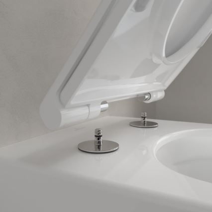 Villeroy & Boch 4670T9R1 - SUBWAY 3.0 falra szerelhető WC SoftClose ülőkével, kerámia/fehér