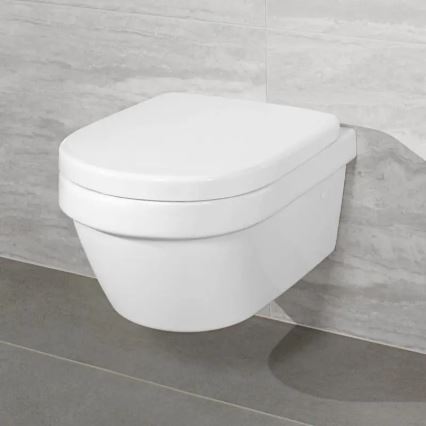 Villeroy & Boch 4694HRR1 - Függesztett WC SoftClose ülőkével ARCHITECTURA, kerámia/fehér