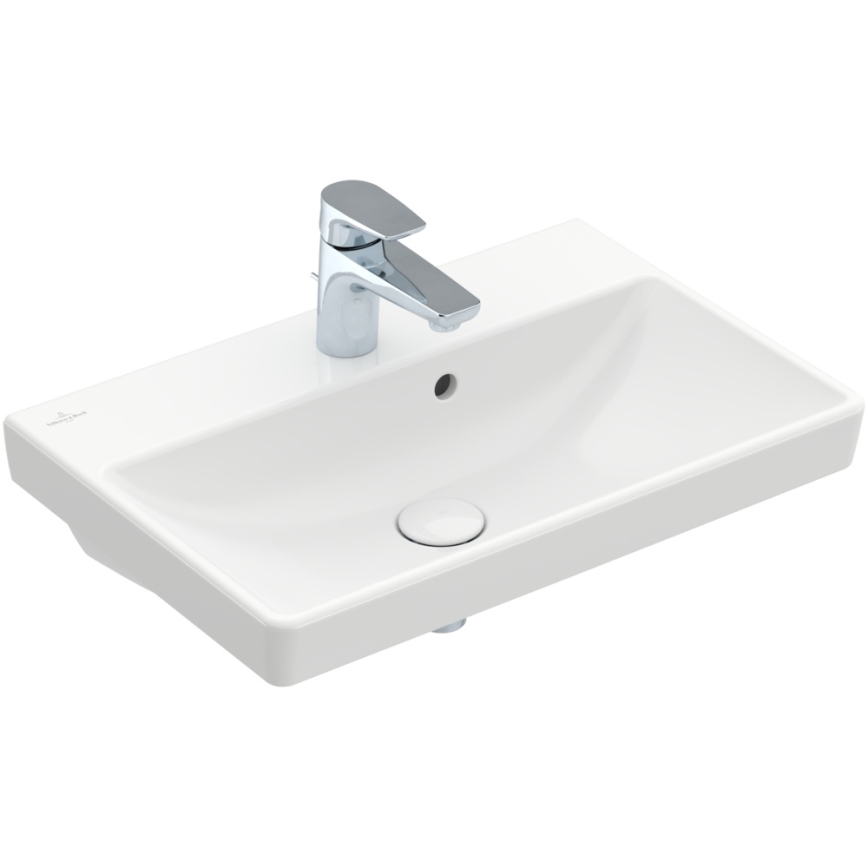 Villeroy & Boch 4A005501 - AVENTO függesztett mosdó 55x37 cm kerámia/fehér