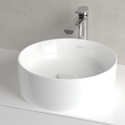 Villeroy & Boch 4A184001 - COLLARO ráültethető mosdó, átm. 40 cm, kerámia/fehér