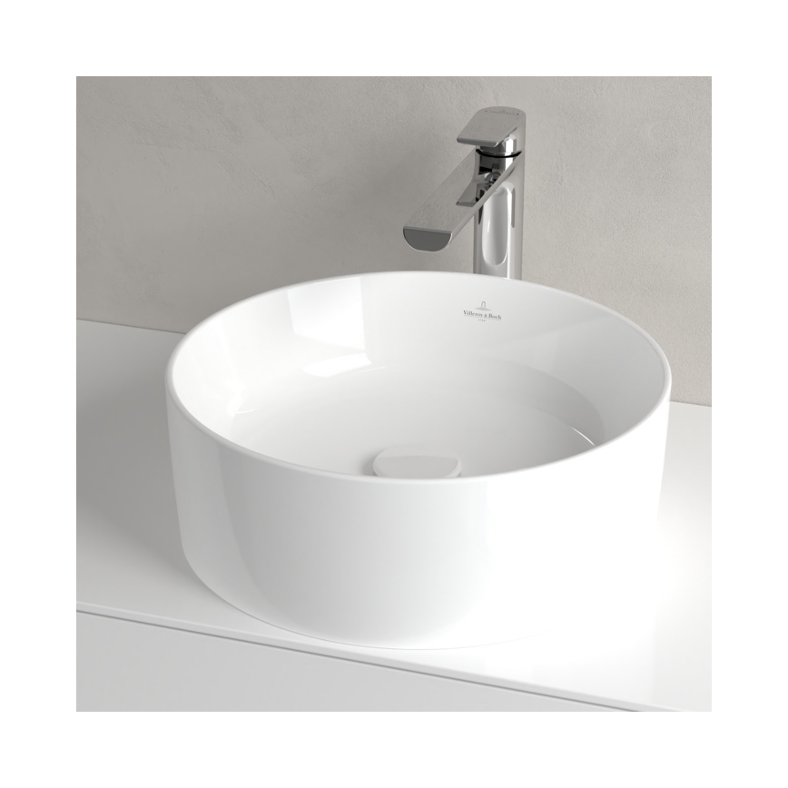 Villeroy & Boch 4A184001 - COLLARO ráültethető mosdó, átm. 40 cm, kerámia/fehér