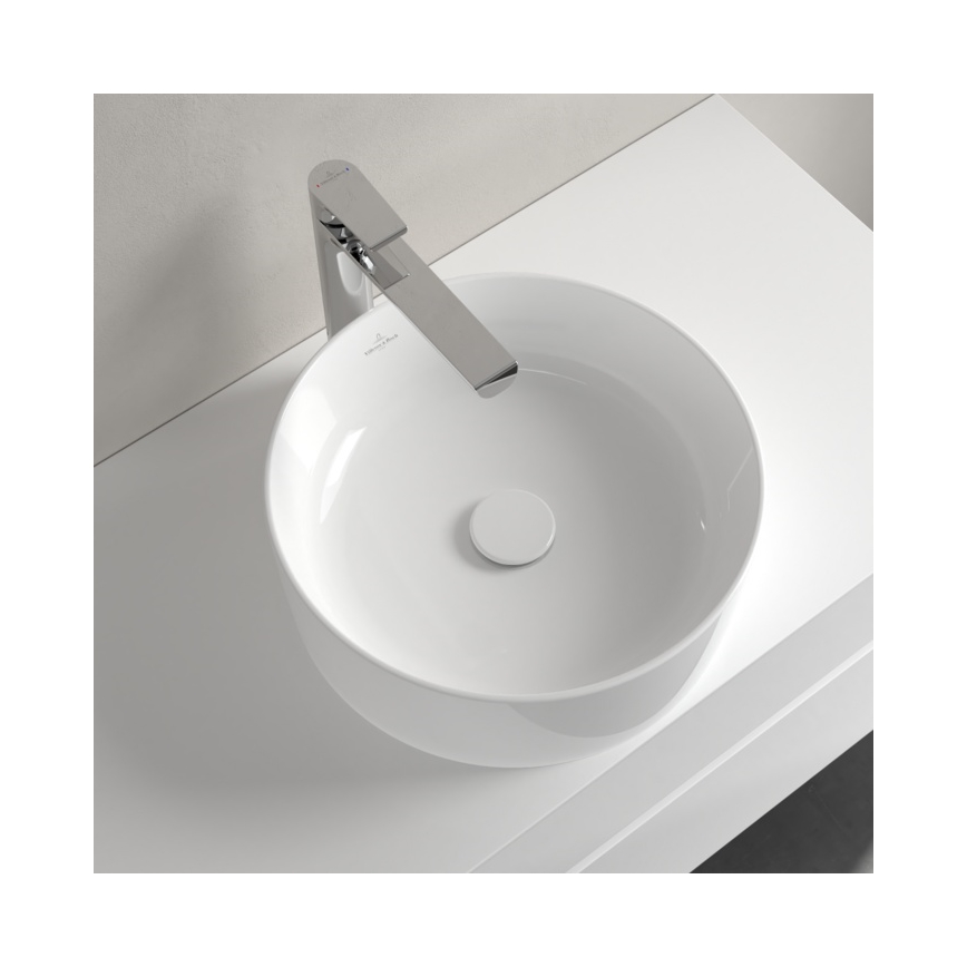 Villeroy & Boch 4A1840R1 - Ráülő mosdó COLLARO, átmérő 40 cm, kerámia/fehér