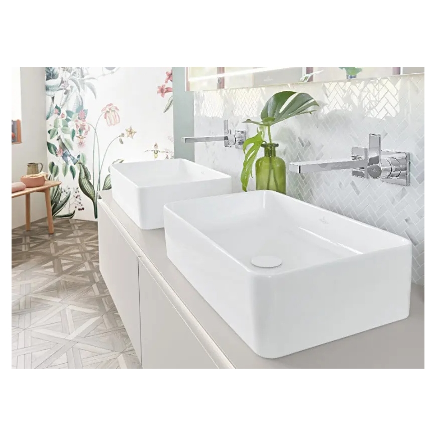 Villeroy & Boch 4A205601 - COLLARO 56x36 cm ráépített mosdó kerámia/fehér