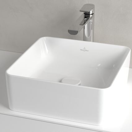 Villeroy & Boch 4A213801 - Ráültethető mosdó COLLARO 38x38 cm kerámia/fehér