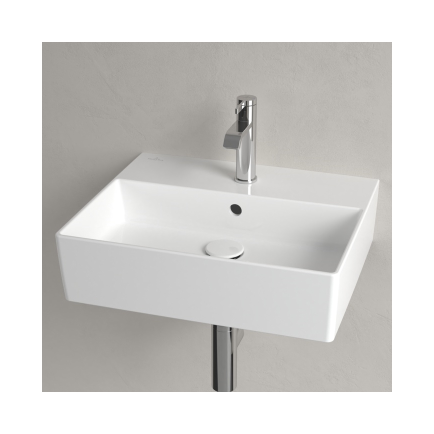Villeroy & Boch 4A225G01 - Fali/pultba helyezhető mosdó MEMENTO 50x42cm kerámia/fehér