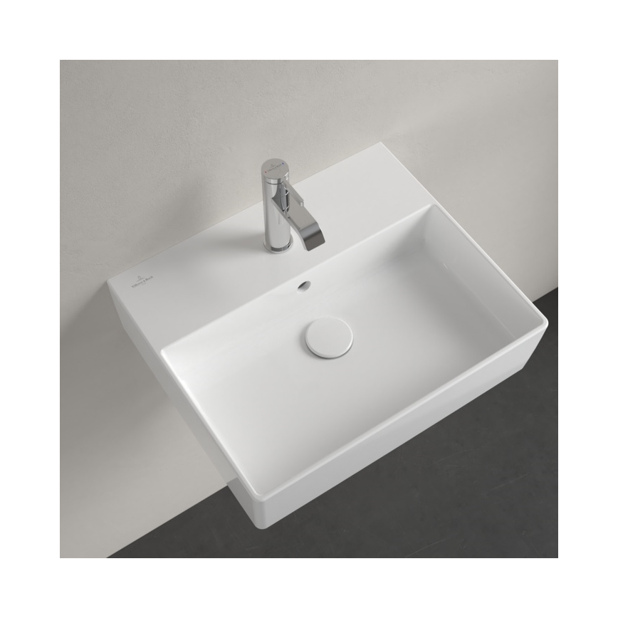 Villeroy & Boch 4A225G01 - Fali/pultba helyezhető mosdó MEMENTO 50x42cm kerámia/fehér