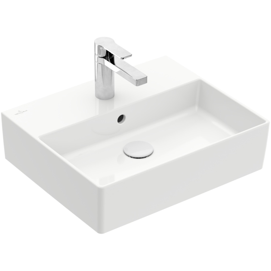 Villeroy & Boch 4A225G01 - Fali/pultba helyezhető mosdó MEMENTO 50x42cm kerámia/fehér