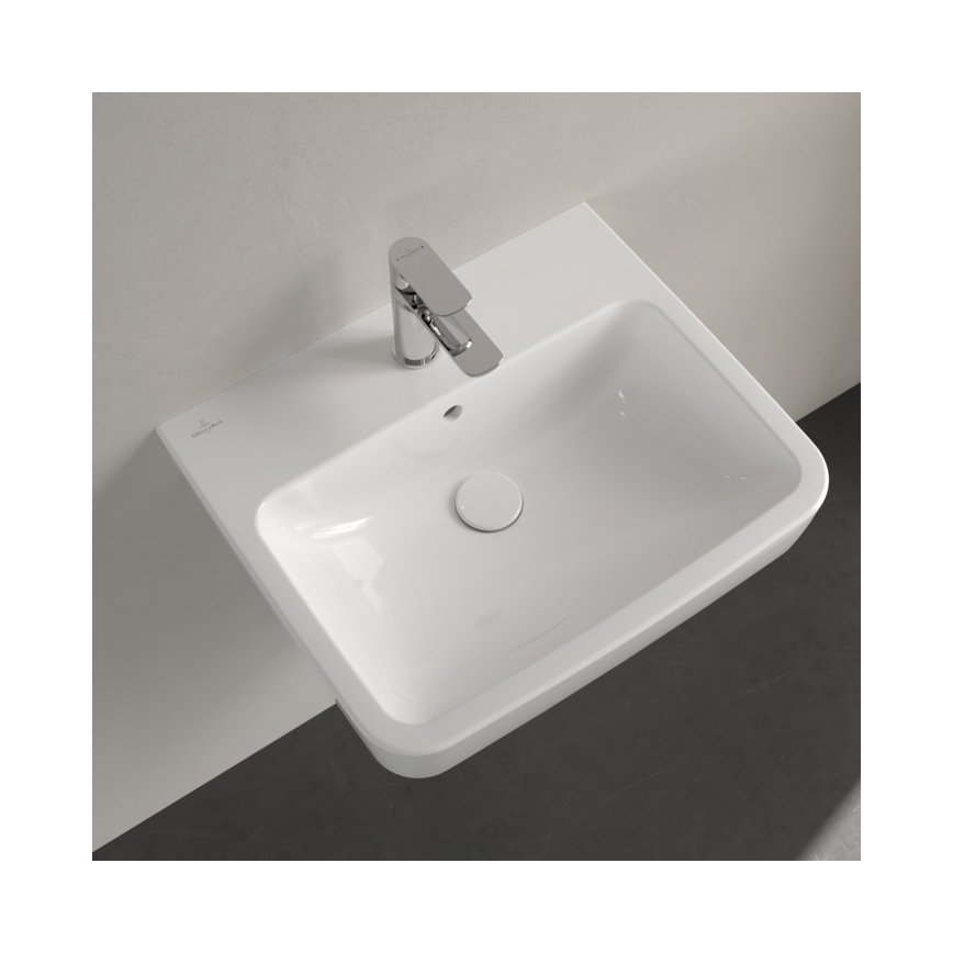 Villeroy & Boch 4A415501 - Falra szerelhető mosdó O.NOVO 55x46 cm kerámia/fehér