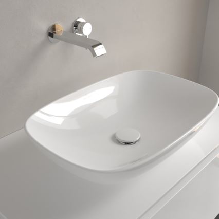Villeroy & Boch 4A490101 - Pult fölé helyezhető mosdó LOOP&FRIENDS 56x38 cm kerámia/fehér