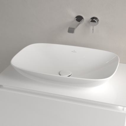 Villeroy & Boch 4A500001 - Ráépíthető mosdó LOOP&FRIENDS 62 x 42 cm kerámia/fehér