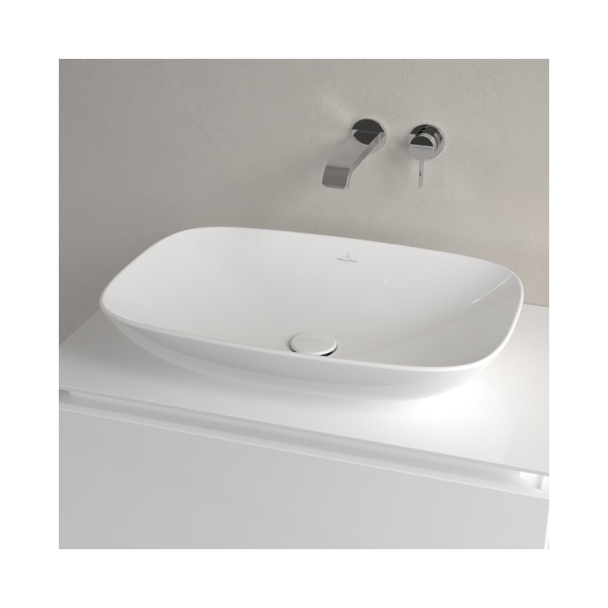Villeroy & Boch 4A500001 - Ráépíthető mosdó LOOP&FRIENDS 62 x 42 cm kerámia/fehér