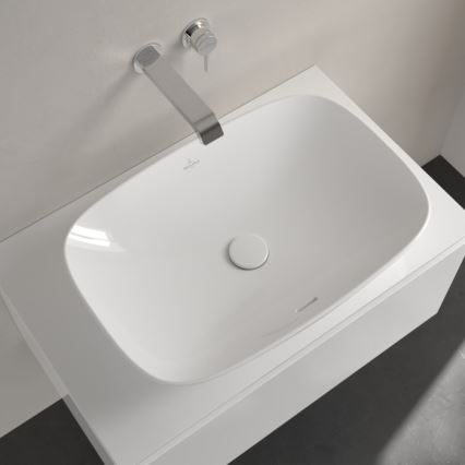 Villeroy & Boch 4A500001 - Ráépíthető mosdó LOOP&FRIENDS 62 x 42 cm kerámia/fehér