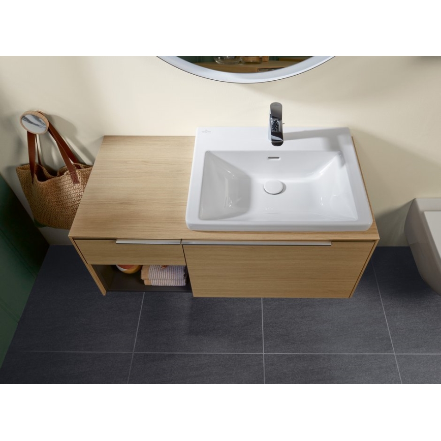 Villeroy & Boch 4A706001 - Falra szerelhető mosdó SUBWAY 3.0 60x47 cm kerámia/fehér