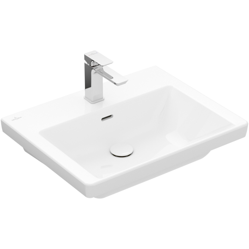 Villeroy & Boch 4A706001 - Falra szerelhető mosdó SUBWAY 3.0 60x47 cm kerámia/fehér