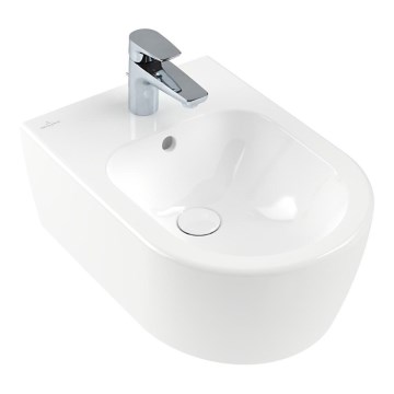 Villeroy & Boch 54050001 - Falra szerelhető bidé AVENTO kerámia/fehér