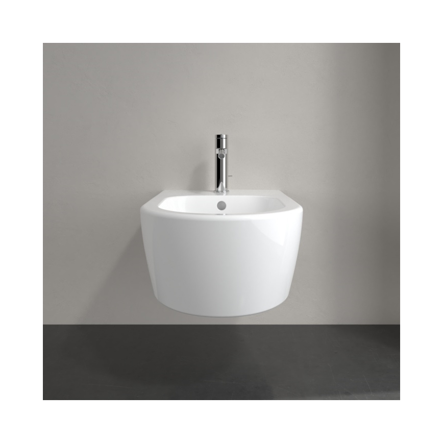 Villeroy & Boch 54050001 - Falra szerelhető bidé AVENTO kerámia/fehér