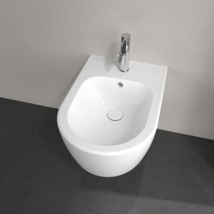 Villeroy & Boch 54050001 - Falra szerelhető bidé AVENTO kerámia/fehér