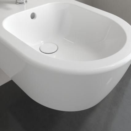 Villeroy & Boch 54050001 - Falra szerelhető bidé AVENTO kerámia/fehér