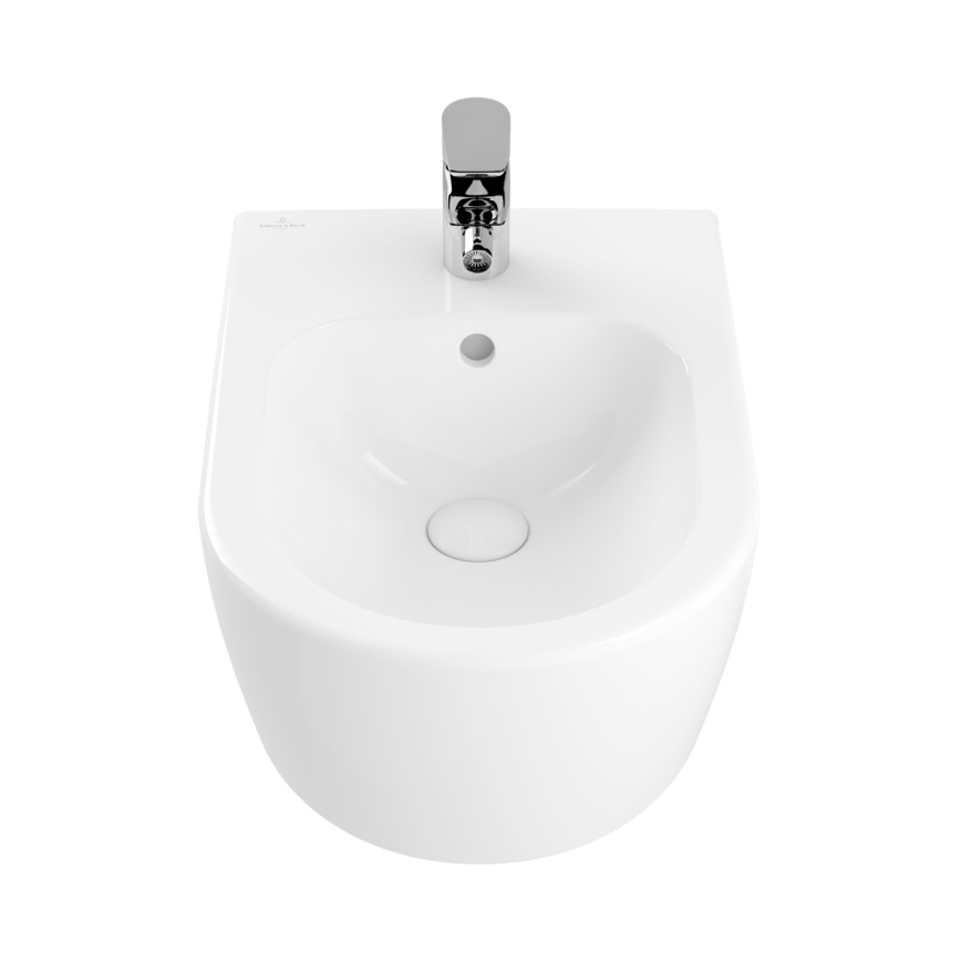 Villeroy & Boch 54050001 - Falra szerelhető bidé AVENTO kerámia/fehér