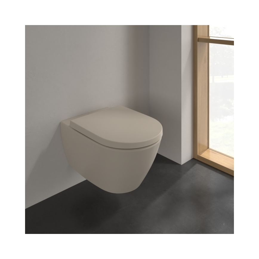Villeroy & Boch 5614R0AM - SUBWAY 2.0 fali WC kerámia/bézs