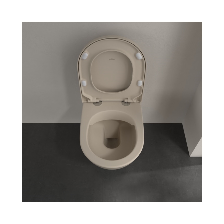 Villeroy & Boch 5614R0AM - SUBWAY 2.0 fali WC kerámia/bézs