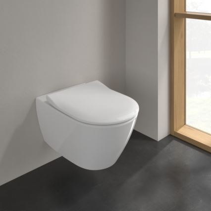 Villeroy & Boch 5614R2R1 - SUBWAY 2.0 függesztett WC SoftClose ülőkefedéllel, kerámia/fehér