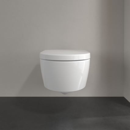 Villeroy & Boch 5656HR01 - Fali WC SoftClose záródású ülőkével AVENTO kerámia/fehér