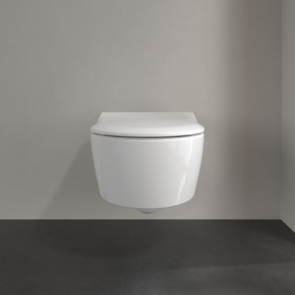 Villeroy & Boch 5656RS01 - AVENTO falra szerelhető WC SoftClose ülőkével, kerámia/fehér