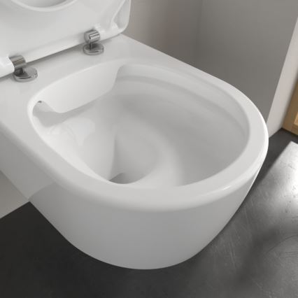 Villeroy & Boch 5656RS01 - AVENTO falra szerelhető WC SoftClose ülőkével, kerámia/fehér