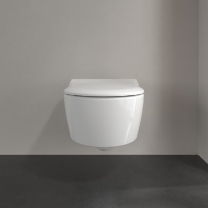 Villeroy & Boch 5656RSR1 - AVENTO falra szerelhető WC, SoftClose ülőkével, kerámia/fehér