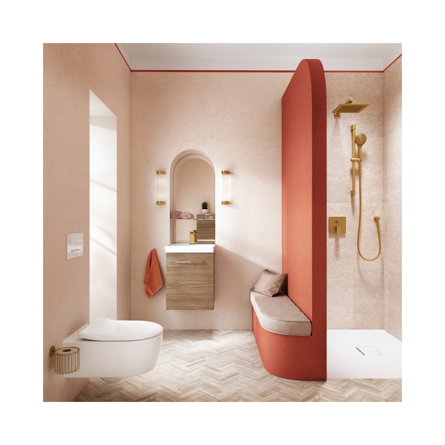 Villeroy & Boch 5656RSR1 - AVENTO falra szerelhető WC, SoftClose ülőkével, kerámia/fehér