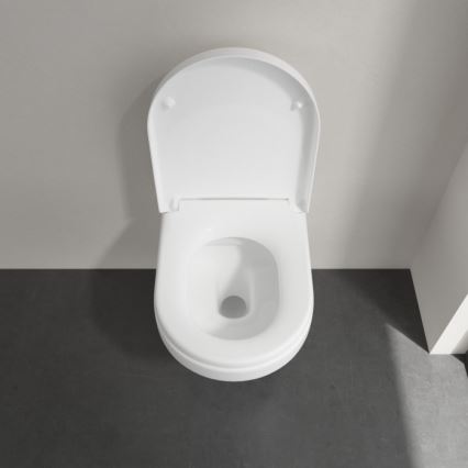 Villeroy & Boch 5684HR01 - Fali WC SoftClose ülőkével ARCHITECTURA kerámia/fehér