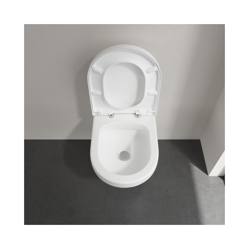 Villeroy & Boch 5684HR01 - Fali WC SoftClose ülőkével ARCHITECTURA kerámia/fehér