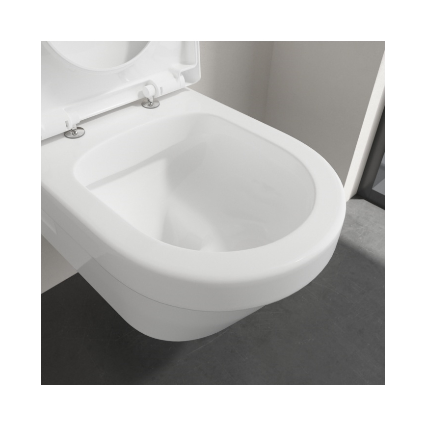 Villeroy & Boch 5684HRR1 - Fali WC SoftClose ülőkével ARCHITECTURA kerámia/fehér