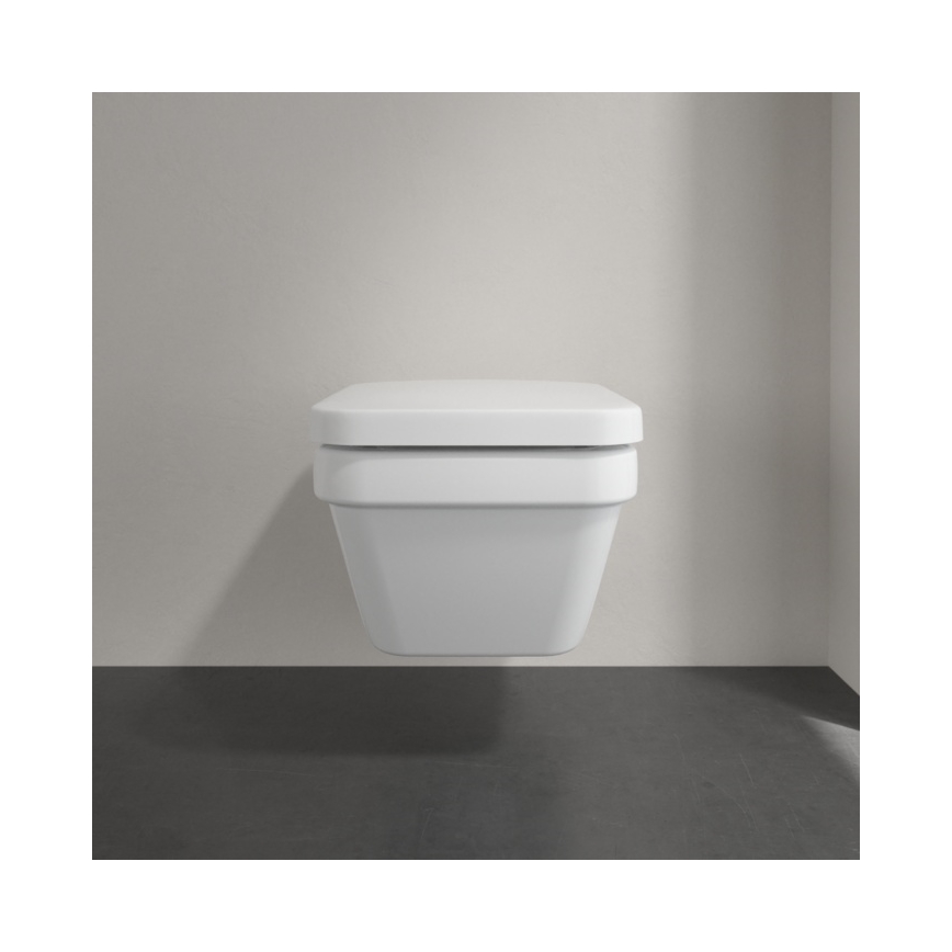 Villeroy & Boch 5685HR01 - Függesztett WC SoftClose ülőkével ARCHITECTURA kerámia/fehér