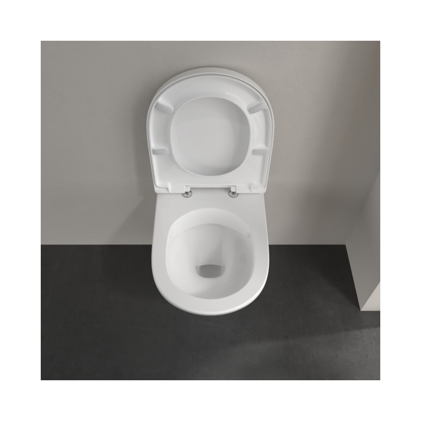 Villeroy & Boch 5688HR01 - Függesztett WC SoftClose ülőkével O.NOVO kerámia/fehér