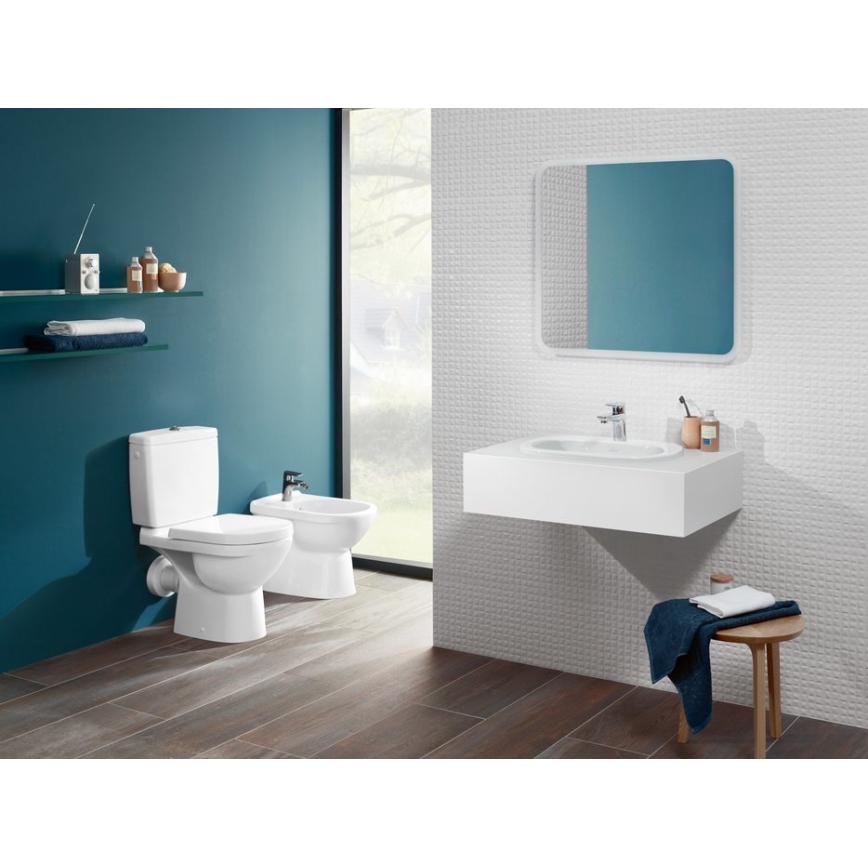 Villeroy & Boch 5760G101 - O.NOVO kombinált öblítőtartály, hátsó/oldalsó bekötés, fehér