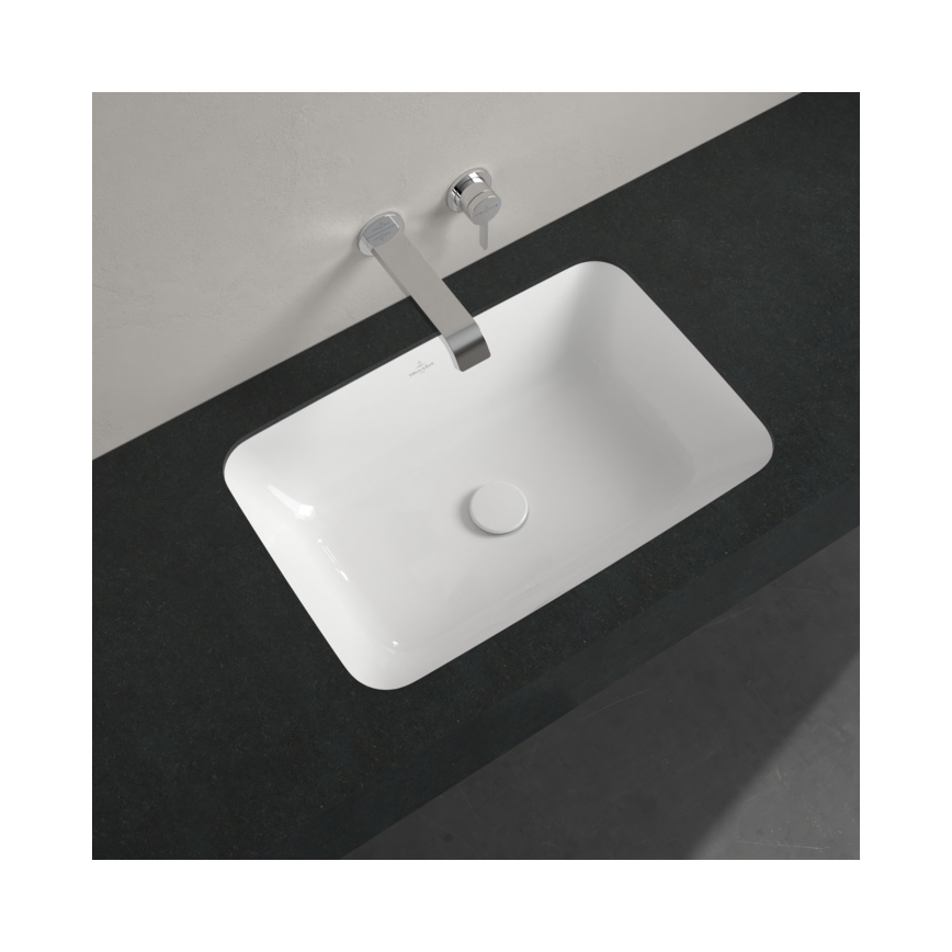 Villeroy & Boch 5A776101 - Süllyesztett mosdó ARCHITECTURA 57x37 cm kerámia/fehér