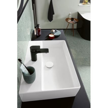 Villeroy & Boch 68080001 - Mosdó lefolyó kerámia/fényes króm