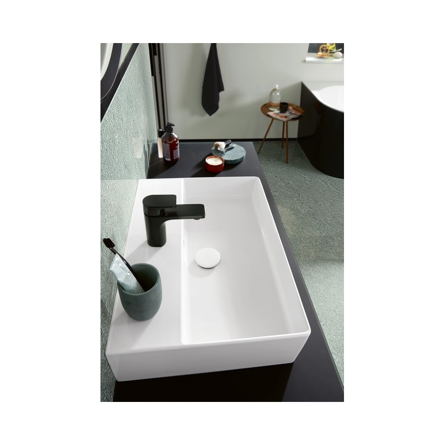 Villeroy & Boch 68080001 - Mosdó lefolyó kerámia/fényes króm