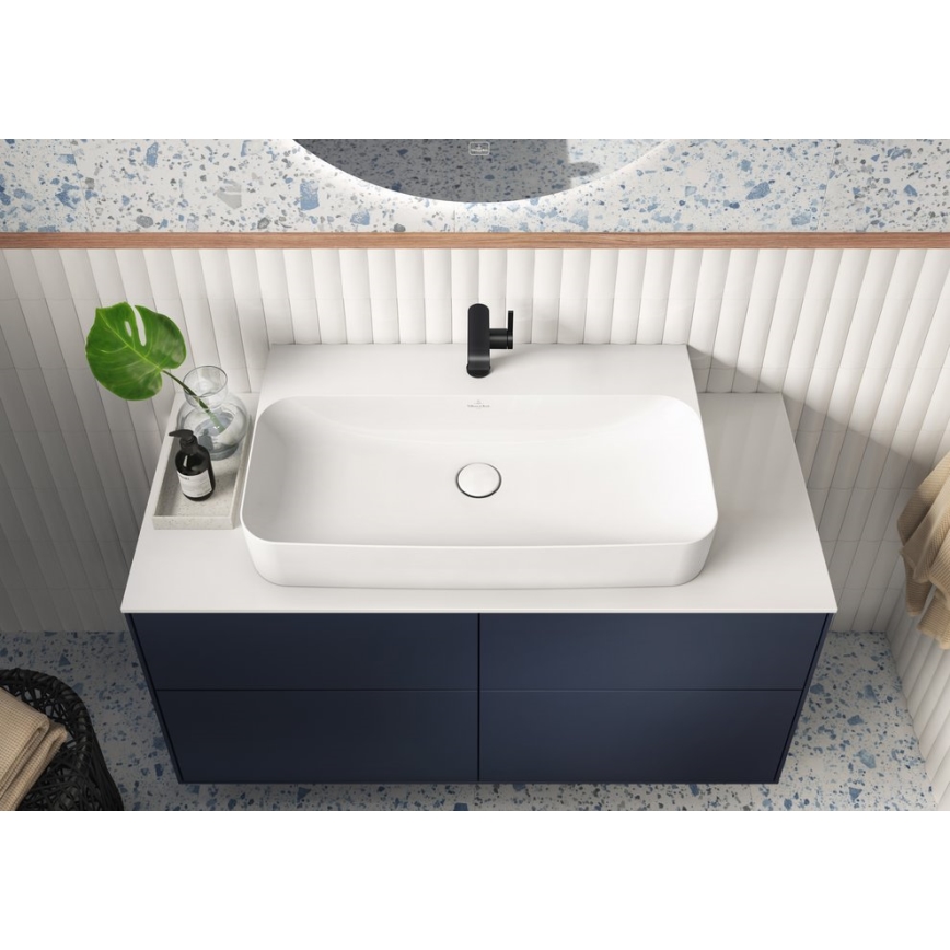 Villeroy & Boch 680800RW - Mosdó leeresztő fehér/fényes króm