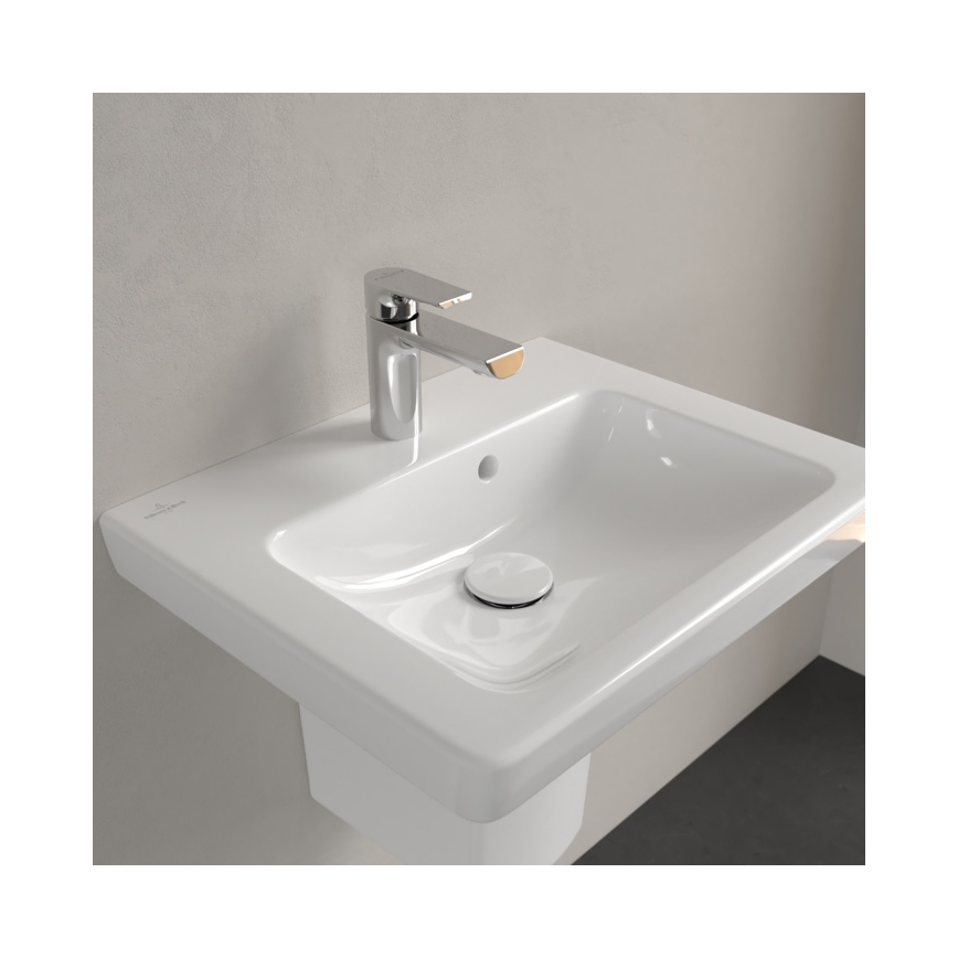 Villeroy & Boch 73155001 - Függesztett mosdó SUBWAY 2.0 50x40 cm kerámia/fehér