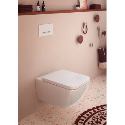 Villeroy & Boch 92216168 - VICONNECT öblítőgomb fehér/fényes króm