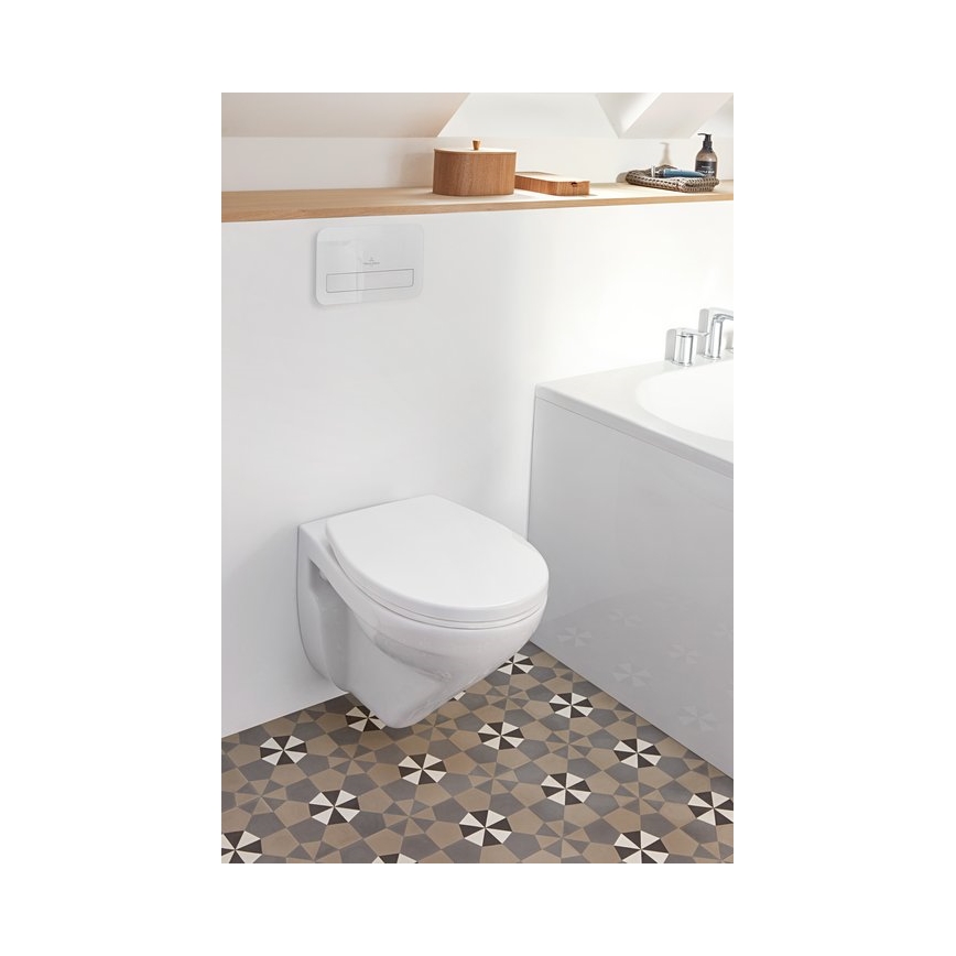 Villeroy & Boch 922400RE - VICONNECT öblítőgomb, magasfényű fehér