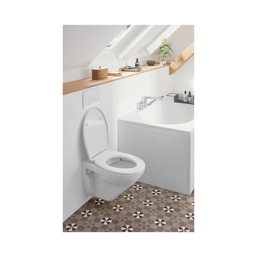 Villeroy & Boch 922400RE - VICONNECT öblítőgomb, magasfényű fehér