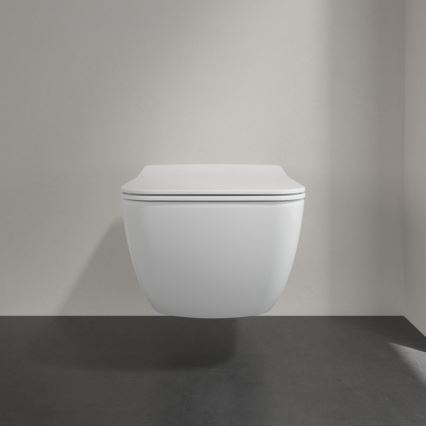 Villeroy & Boch 9M79S101 - VENTICELLO lassan záródó WC-ülőke, fehér