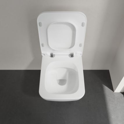Villeroy & Boch 9M79S101 - VENTICELLO lassan záródó WC-ülőke, fehér