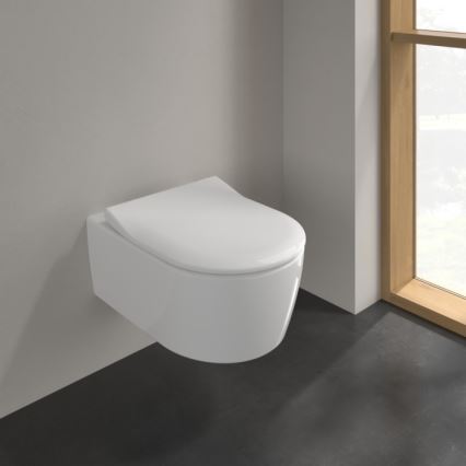 Villeroy & Boch 9M87S101 - WC-ülőke SoftClose AVENTO fehér