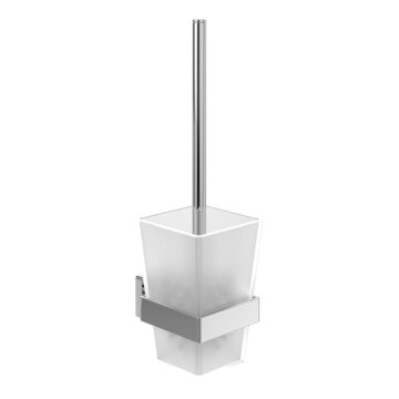 Villeroy & Boch TVA15201700061 - Falra szerelhető WC-kefe ELEMENTS üveg/fényes króm